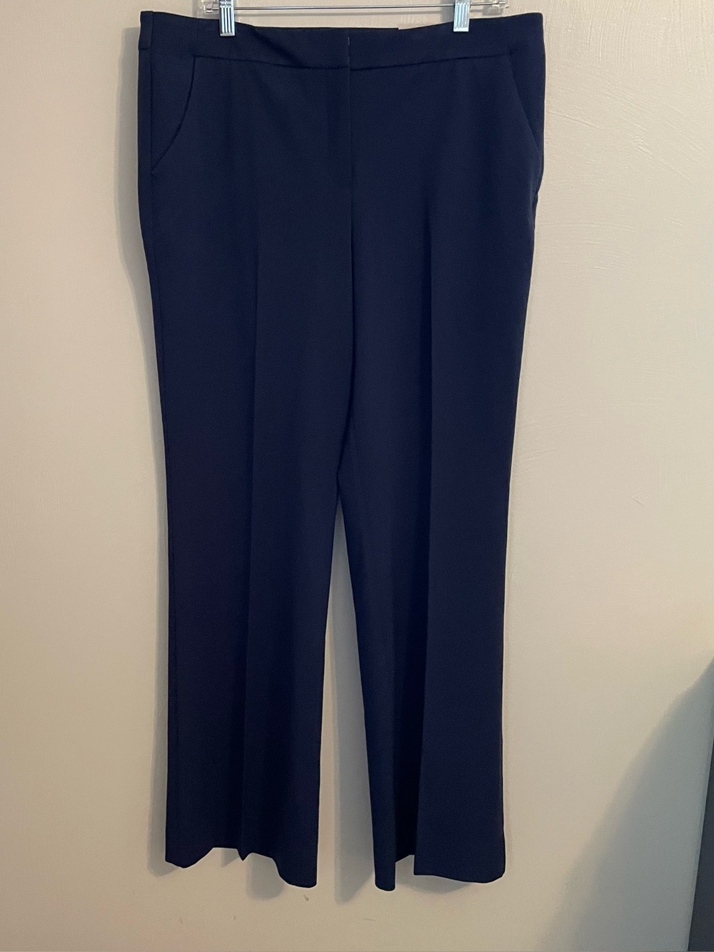 Chicos So Slimming Trouser Pant Midnight Blue Size 12 New With Tags